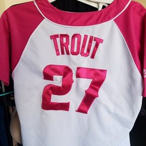 Pink Angels Mike Trout Jersey!